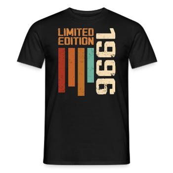 Vintage 1996 Birthday Gift 1996 Retro 1996 - Men's T-Shirt - black - Front - AI Model Male 178 light (178cm)