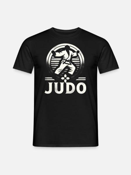 Judo Mastery Combat Emblem - Men's T-Shirt - black