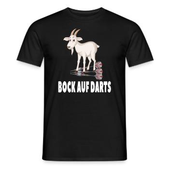 Bock auf Darts - Dart Spieler Darten Darts - Männer T-Shirt - Schwarz - Vorne - AI Model Male 178 light (178cm)