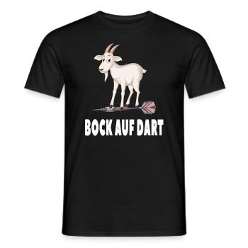 Bock auf Dart - Dart Spieler Darten Darts - Männer T-Shirt - Schwarz - Vorne - AI Model Male 178 light (178cm)