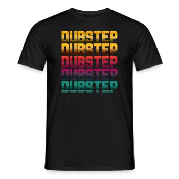 Dubstep - Männer T-Shirt - Schwarz - Vorne - AI Model Male 178 light (178cm)