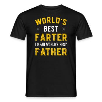 Meilleur Farter du monde, je veux dire plus loin - T-shirt homme - noir - Devant - AI Model Male 178 light (178cm)