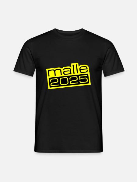 Malle 2025 - Männer T-Shirt - Schwarz