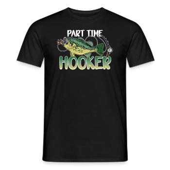 Pêche, pêcheur, pêcheur, idée cadeau, humour - T-shirt homme - noir - Devant - AI Model Male 178 light (178cm)