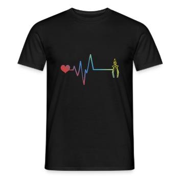 Zange Puls Herzschlag Werkzeug - Männer T-Shirt - Schwarz - Vorne - AI Model Male 178 light (178cm)