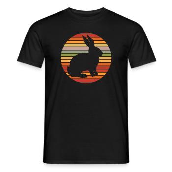 lièvre - T-shirt homme - noir - Devant - AI Model Male 178 light (178cm)