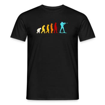 Biathlon Evolution - T-shirt homme - noir - Devant - AI Model Male 178 light (178cm)