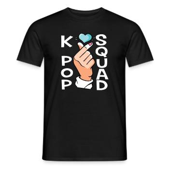 Escouade K-Pop - T-shirt homme - noir - Devant - AI Model Male 178 light (178cm)