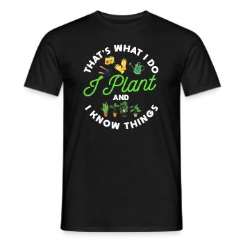 Gärtner Und Garten Geschenk - Männer T-Shirt - Schwarz - Vorne - AI Model Male 178 light (178cm)