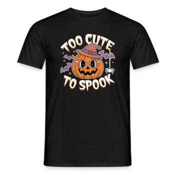 Zu Niedlich Zum Gruseln Halloween - Männer T-Shirt - Schwarz - Vorne - AI Model Male 178 light (178cm)