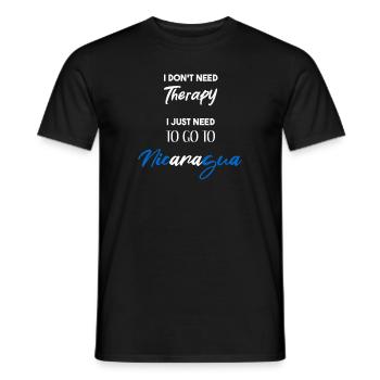 Nicaragua Geschenkidee lustig witziger Spruch - Männer T-Shirt - Schwarz - Vorne - AI Model Male 178 light (178cm)