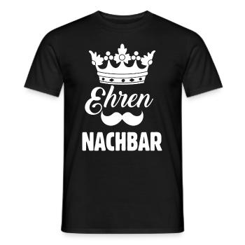 Ehren Nachbar - Männer T-Shirt - Schwarz - Vorne - AI Model Male 178 light (178cm)