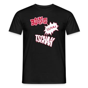 Boing Bum Tschak - T-shirt homme - noir - Devant - AI Model Male 178 light (178cm)