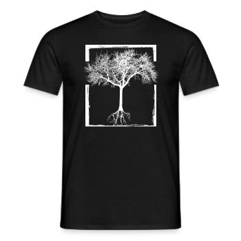 Mutter Natur - White - Männer T-Shirt - Schwarz - Vorne - AI Model Male 178 light (178cm)