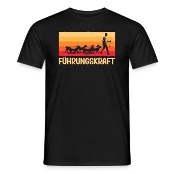 Führungskraft Schafe Hirte Geschenkidee Lustig - Männer T-Shirt - Schwarz - Vorne - AI Model Male 178 light (178cm)