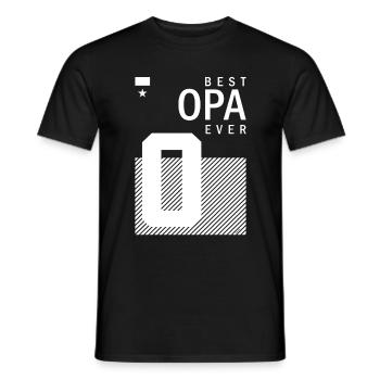 Meilleur Opa - T-shirt homme - noir - Devant - AI Model Male 178 light (178cm)