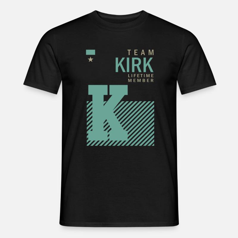 Team Kirk Lebensdauer - Männer T-Shirt - Schwarz