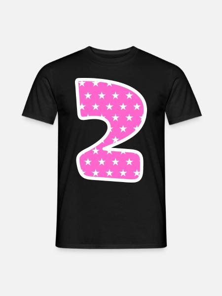 Numéro 2 - T-shirt homme - noir