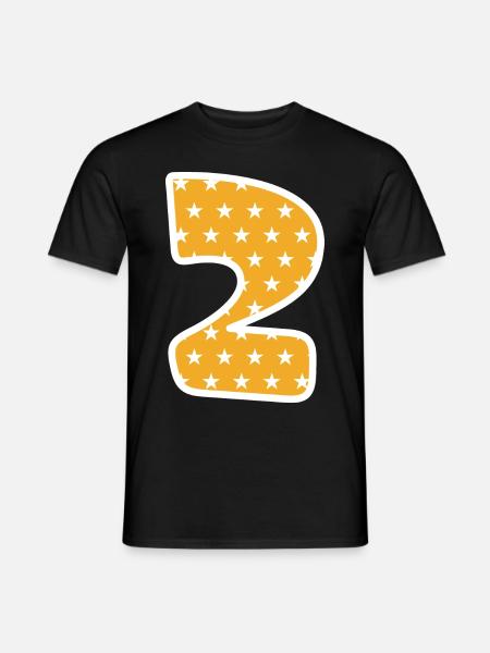 Numéro 2 - T-shirt homme - noir