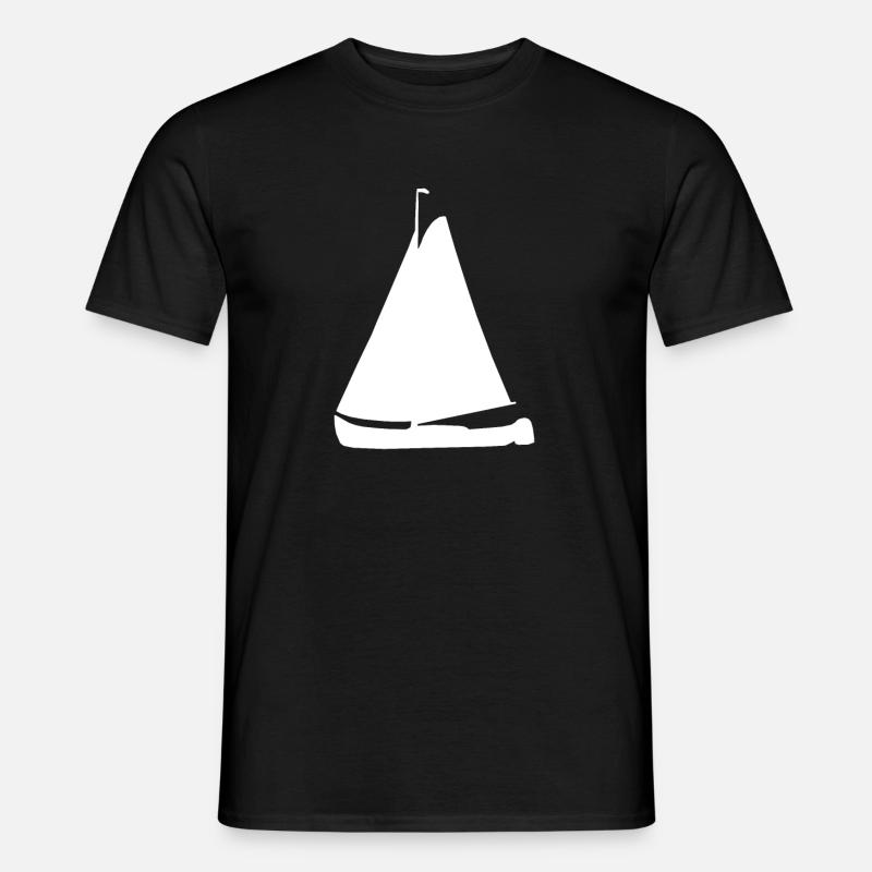 sailing ship - Men’s T-shirt - black