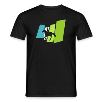 cavalier - T-shirt homme - noir - Devant - AI Model Male 178 light (178cm)