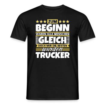 Zum Beginn gleich die besten wurden Zum Beginn gle - Männer T-Shirt - Schwarz - Vorne - AI Model Male 178 light (178cm)