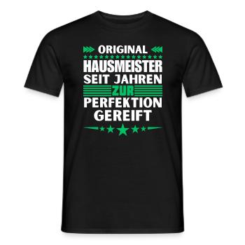 Gardien mûri à la perfection - T-shirt homme - noir - Devant - AI Model Male 178 light (178cm)