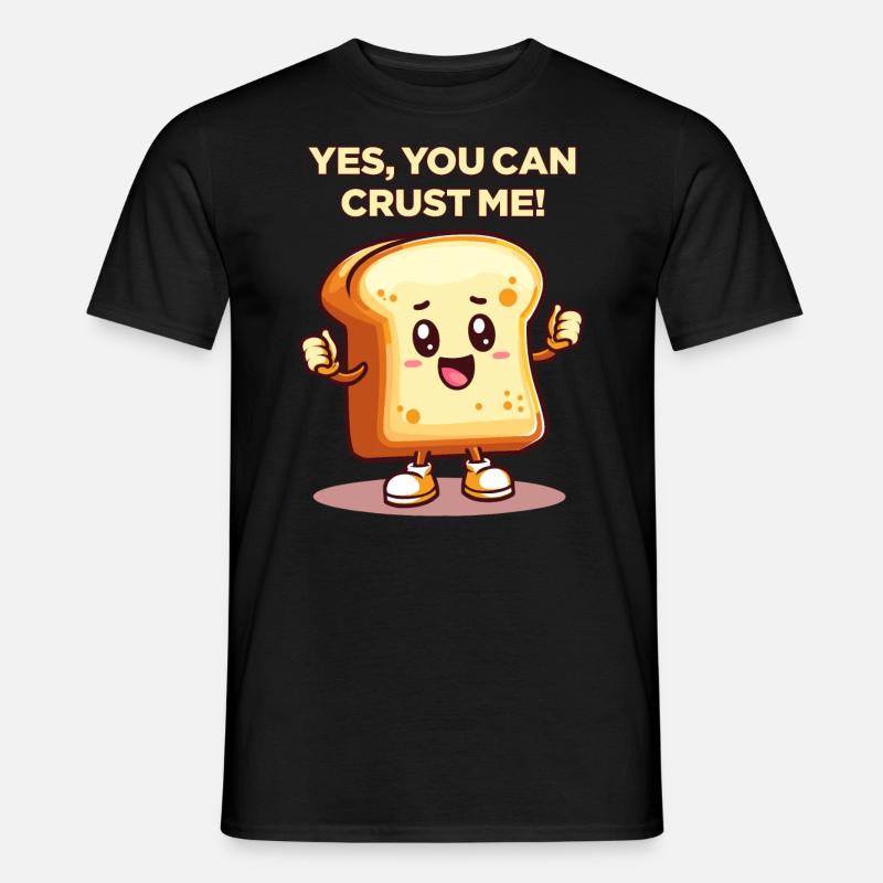 Du kannst mich verkrusten - Männer T-Shirt - Schwarz