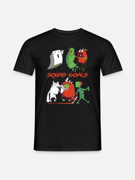 Monster Squad Goals - Men's T-Shirt - black