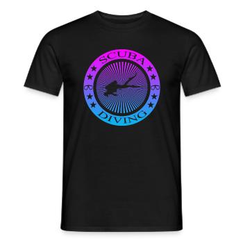 Scuba Diving - Männer T-Shirt - Schwarz - Vorne - AI Model Male 178 light (178cm)