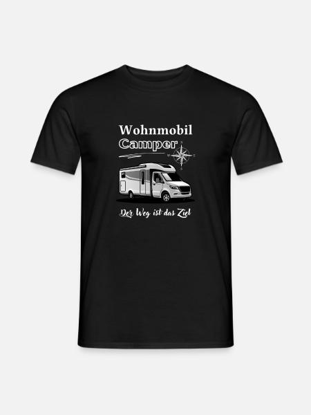 Wohnmobil Camper-Wohnmobil Spruch und Motiv - Männer T-Shirt - Schwarz