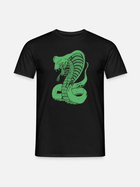 Cobra - Männer T-Shirt - Schwarz