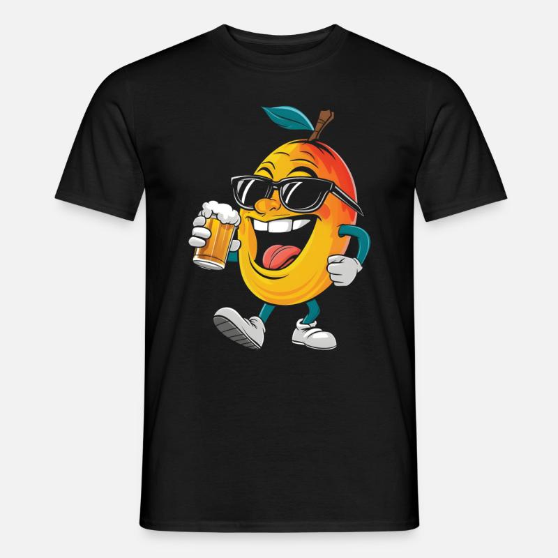 Mango Bier - Männer T-Shirt - Schwarz