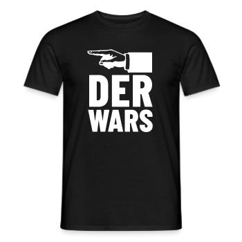 La Wars - Le T-shirt pour les moulages - T-shirt homme - noir - Devant - AI Model Male 178 light (178cm)