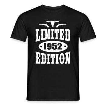 Limited Edition 1952 - Men's T-Shirt - black - Front - AI Model Male 178 light (178cm)