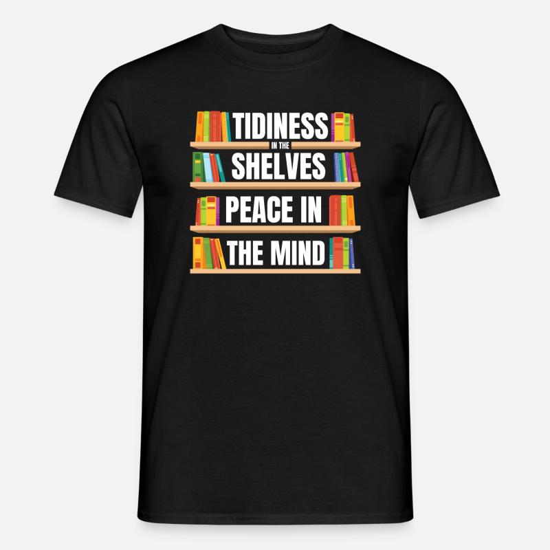 Bibliotheksassistent - Männer T-Shirt - Schwarz