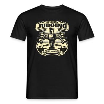 Baby-foot rétro vintage Baby-foot drôle - T-shirt homme - noir - Devant - AI Model Male 178 light (178cm)