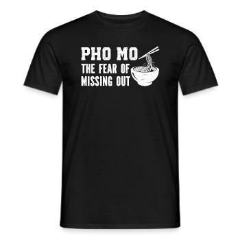 Funny Pho Vietnamese Soup Pho - Men's T-Shirt - black - Front - AI Model Male 178 light (178cm)