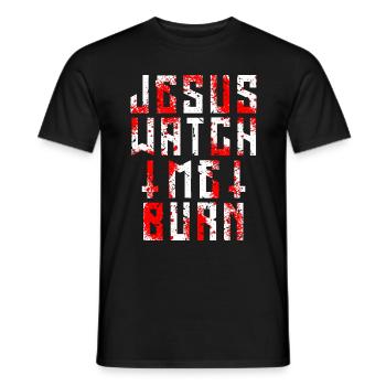 Funny saying for pagans - Men's T-Shirt - black - Front - AI Model Male 178 light (178cm)