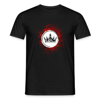 Crown symbol icon - Men's T-Shirt - black - Front - AI Model Male 178 light (178cm)