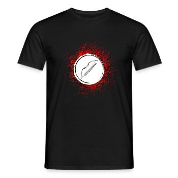 Bow and arrow sport - Men's T-Shirt - black - Front - AI Model Male 178 light (178cm)