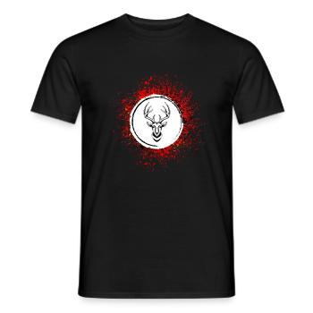 Deer Deer Icon - Men's T-Shirt - black - Front - AI Model Male 178 light (178cm)