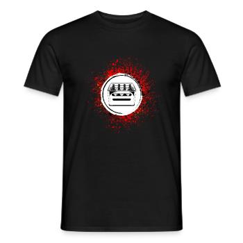 Beer crate, crate of beer - Men's T-Shirt - black - Front - AI Model Male 178 light (178cm)