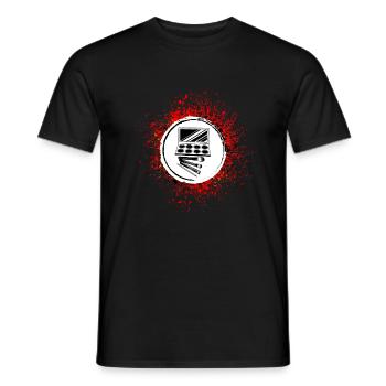 Icona cosmetica del trucco - T-shirt uomo - nero - Fronte - AI Model Male 178 light (178cm)
