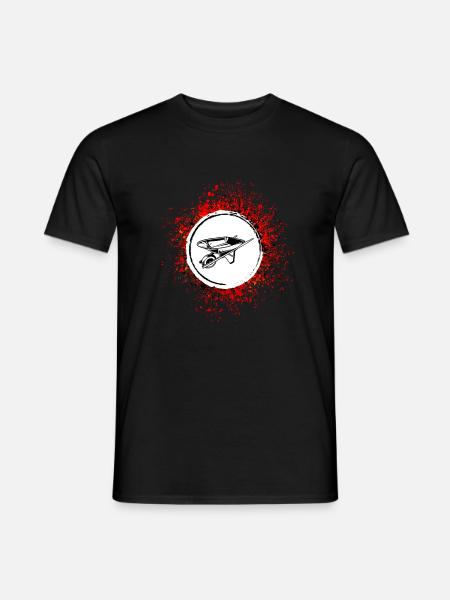 Wheelbarrow Symbol - Men's T-Shirt - black