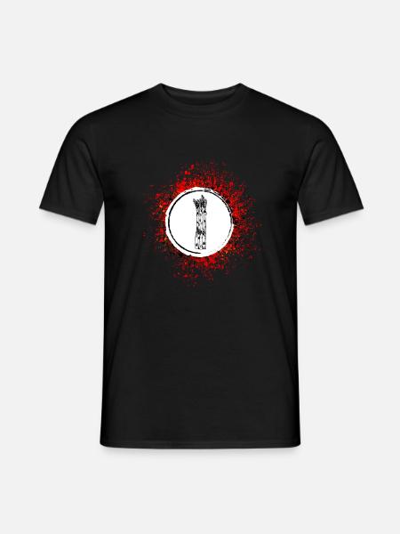 Asparagus icon - Men's T-Shirt - black