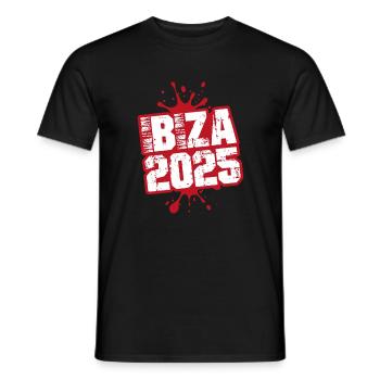Ibiza 2025 Blobs - Men's T-Shirt - black - Front - AI Model Male 178 light (178cm)