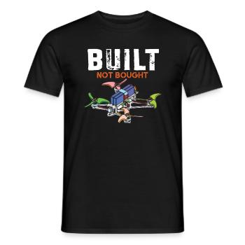 FPV Drone Pilot Freestyle & Racing Gift - T-shirt homme - noir - Devant - AI Model Male 178 light (178cm)