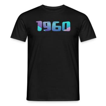 1960er Jahre Geburtstagsgeschenk Vintage 1960er Retro 1960er Jahre - Männer T-Shirt - Schwarz - Vorne - AI Model Male 178 light (178cm)
