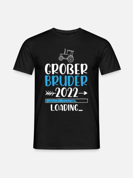 Großer Bruder 2022 Loading Traktor - Männer T-Shirt - Schwarz